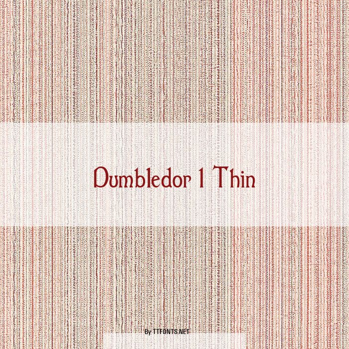 Dumbledor 1 Thin example